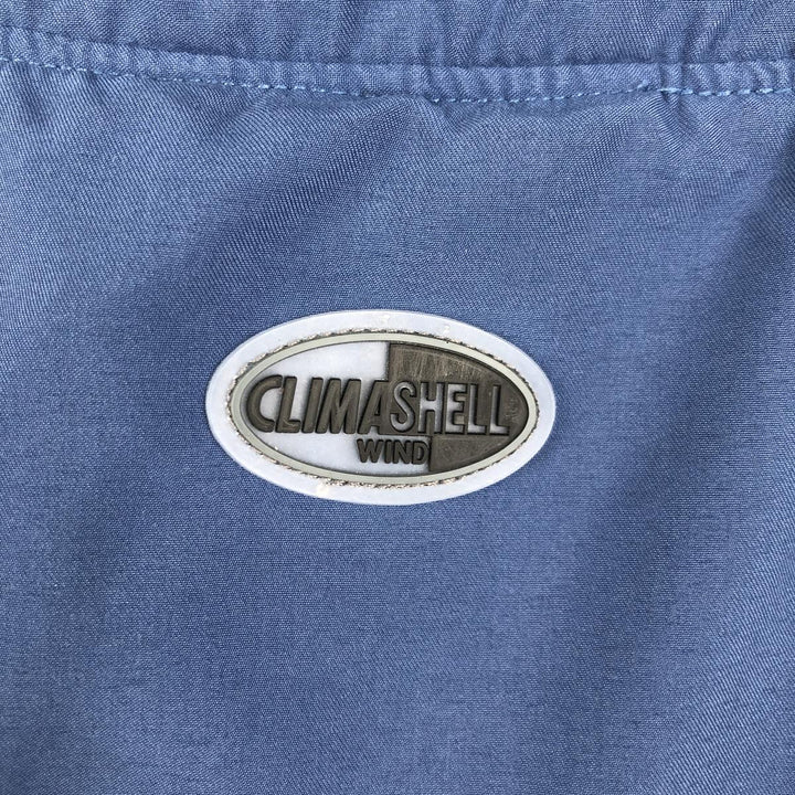 00'S adidas CLIMASHELL WIND half zip warm-up vest men's size L polyester navy blue type Vintage Second Hand