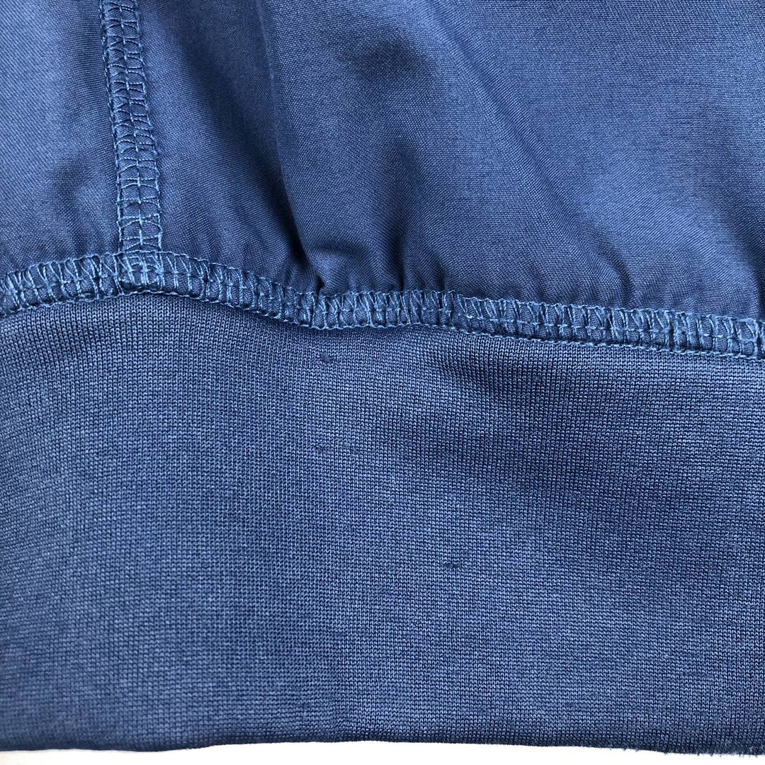 00'S adidas CLIMASHELL WIND half zip warm-up vest men's size L polyester navy blue type Vintage Second Hand