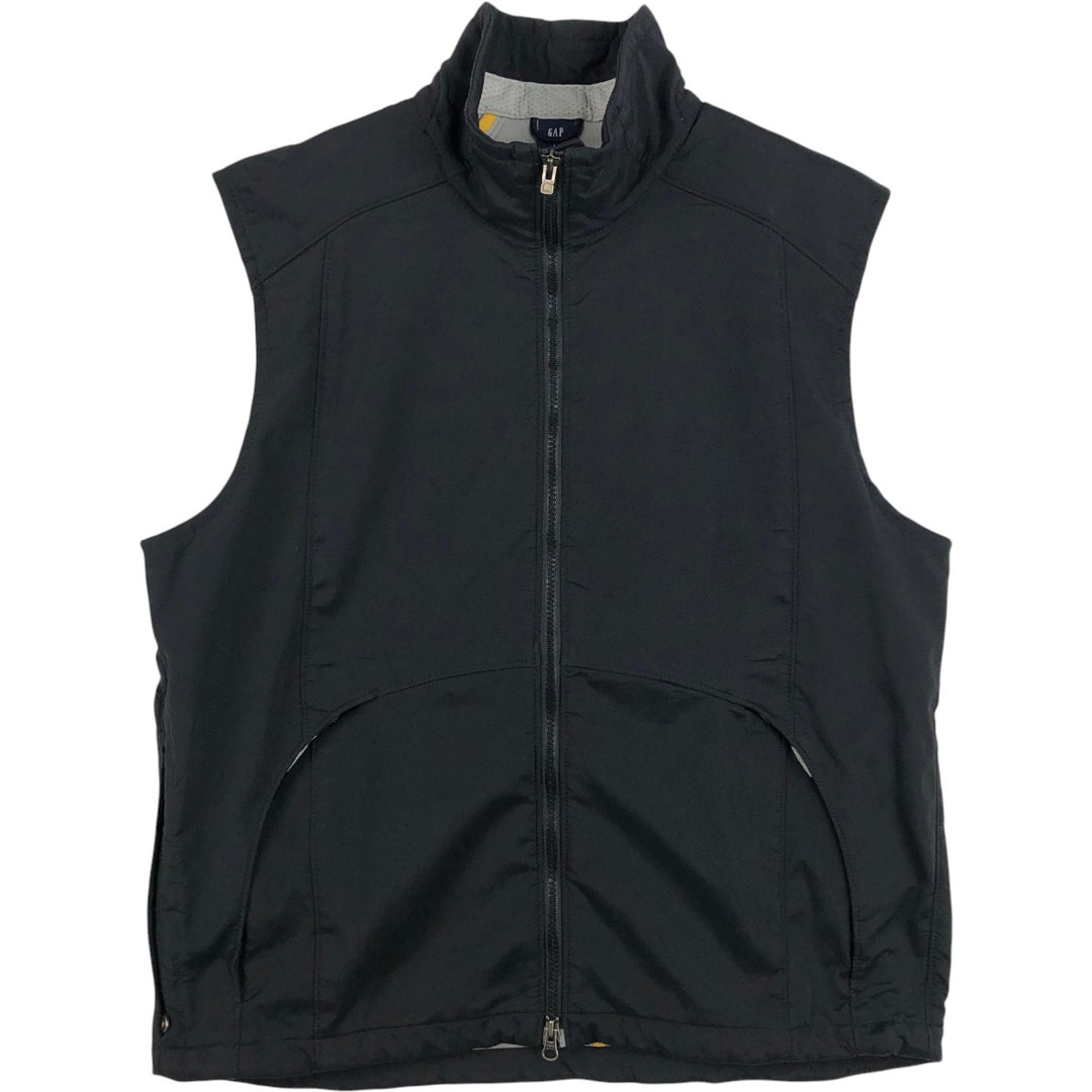 GAP Warm-up Vest, Men's Size L (equivalent) polyester black type Vintage Second Hand