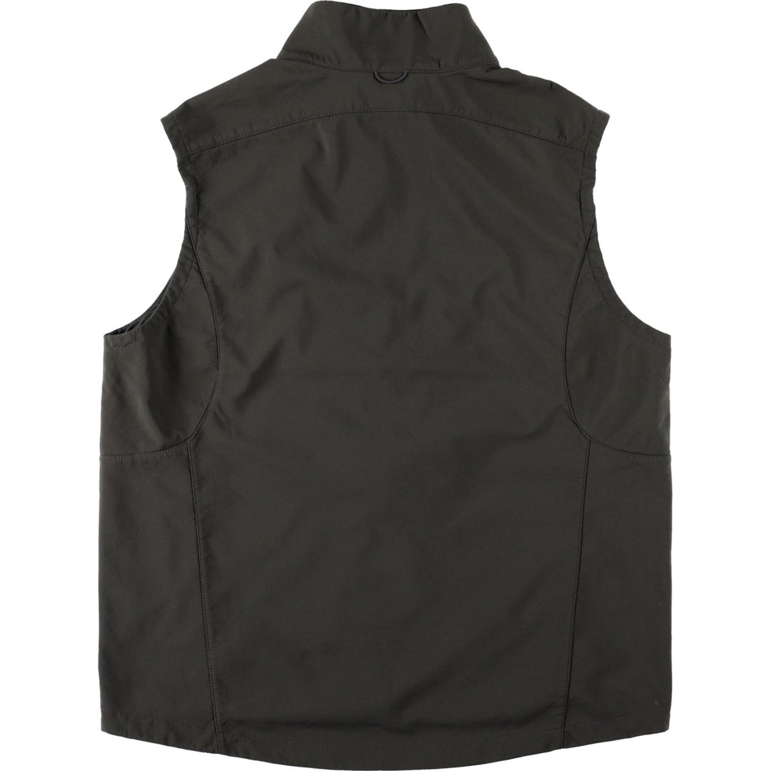 Eddie Bauer Softshell Vest, Men's Size L (approx.) polyester Charcoal Vintage Second Hand