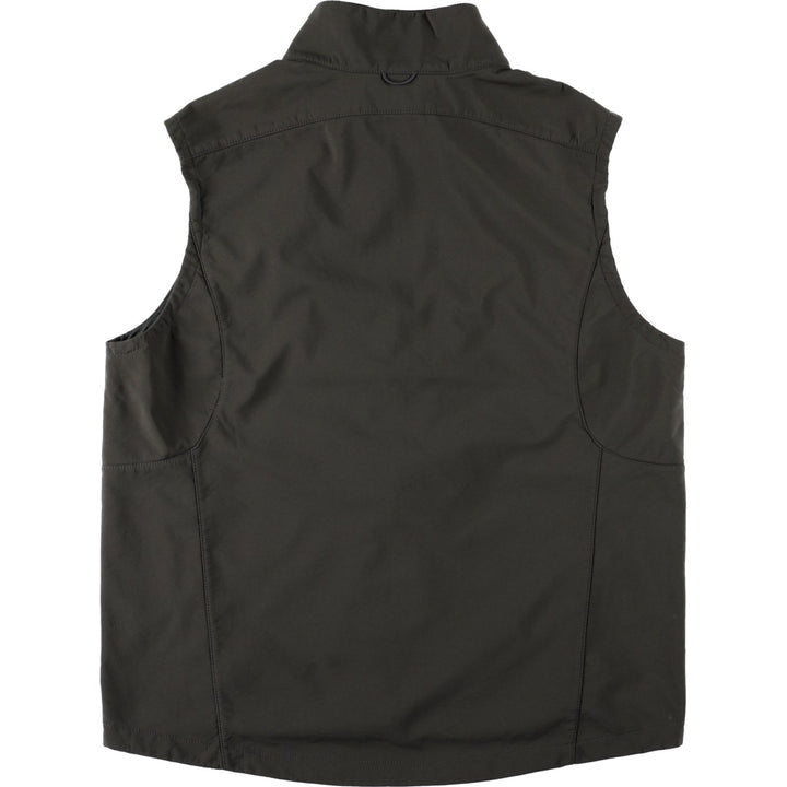 Eddie Bauer Softshell Vest, Men's Size L (approx.) polyester Charcoal Vintage Second Hand