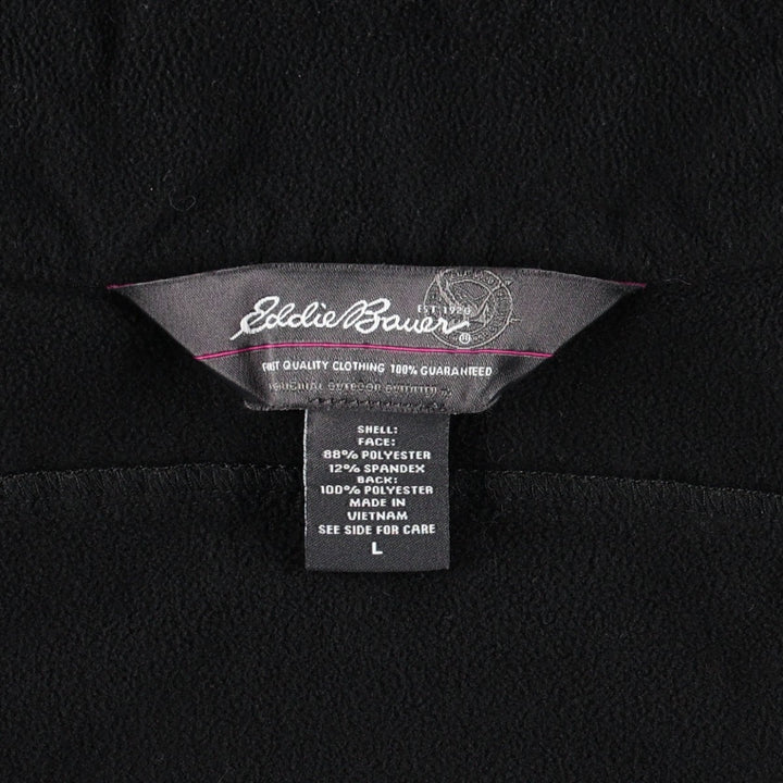 Eddie Bauer Softshell Vest, Men's Size L (approx.) polyester Charcoal Vintage Second Hand
