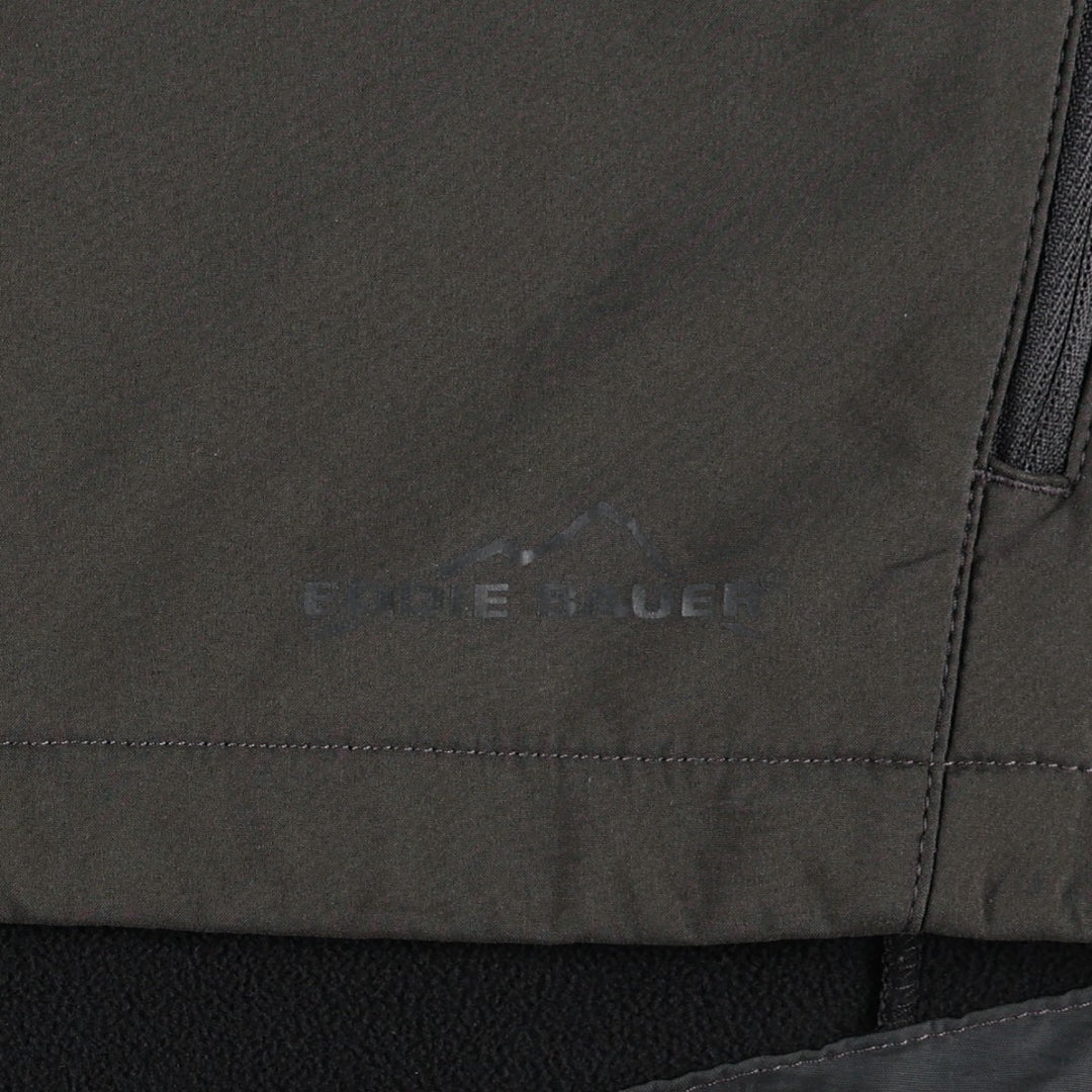 Eddie Bauer Softshell Vest, Men's Size L (approx.) polyester Charcoal Vintage Second Hand