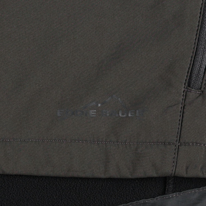 Eddie Bauer Softshell Vest, Men's Size L (approx.) polyester Charcoal Vintage Second Hand