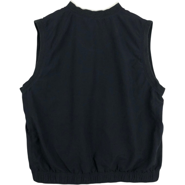 80s-90'S Lands' End V-neck Softshell Vest, Men's Size L (approx.), Vintage polyester black type Vintage Second Hand