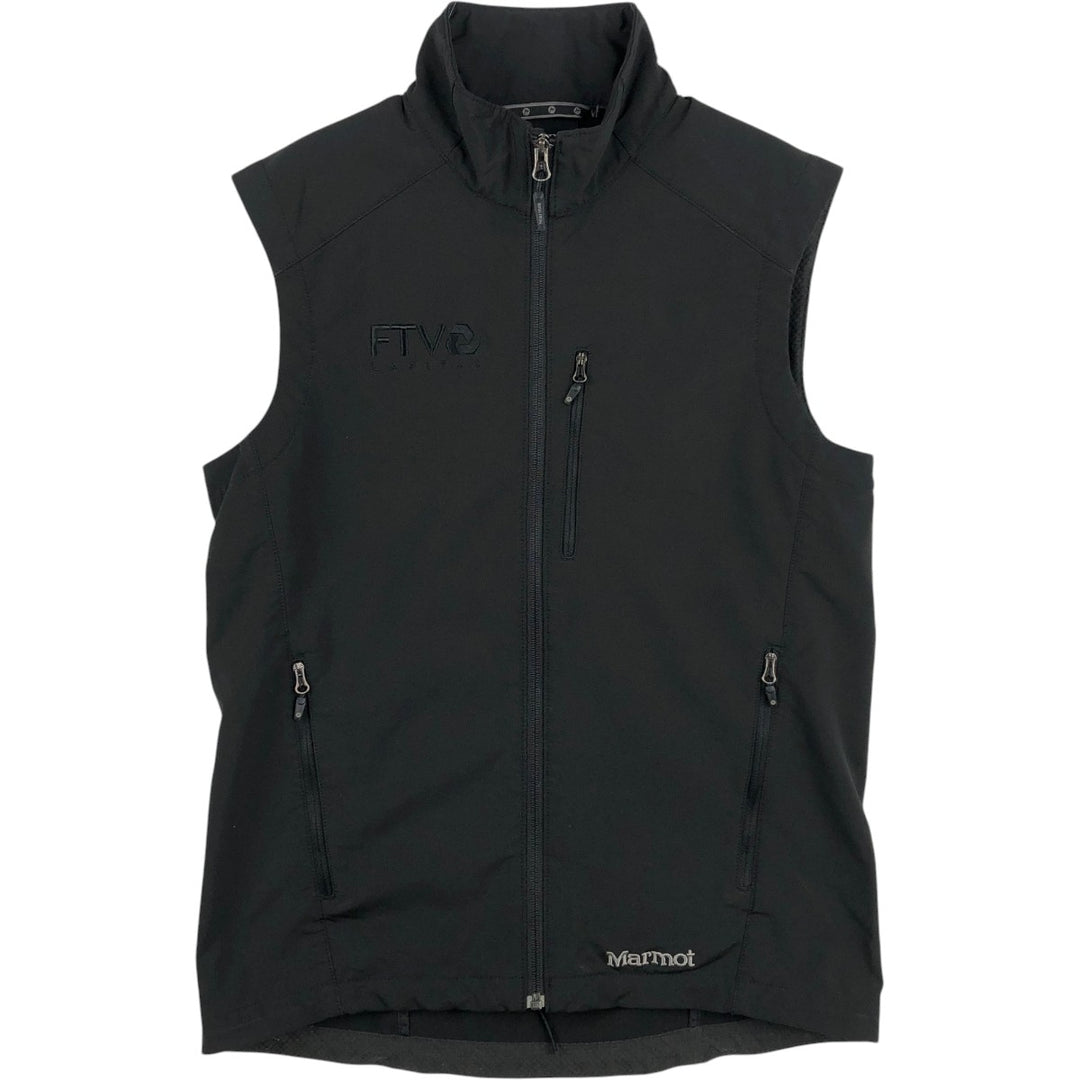 Marmot FTV Capital Advertising Softshell Vest, Men's Size M (equivalent) polyester black type Vintage Second Hand