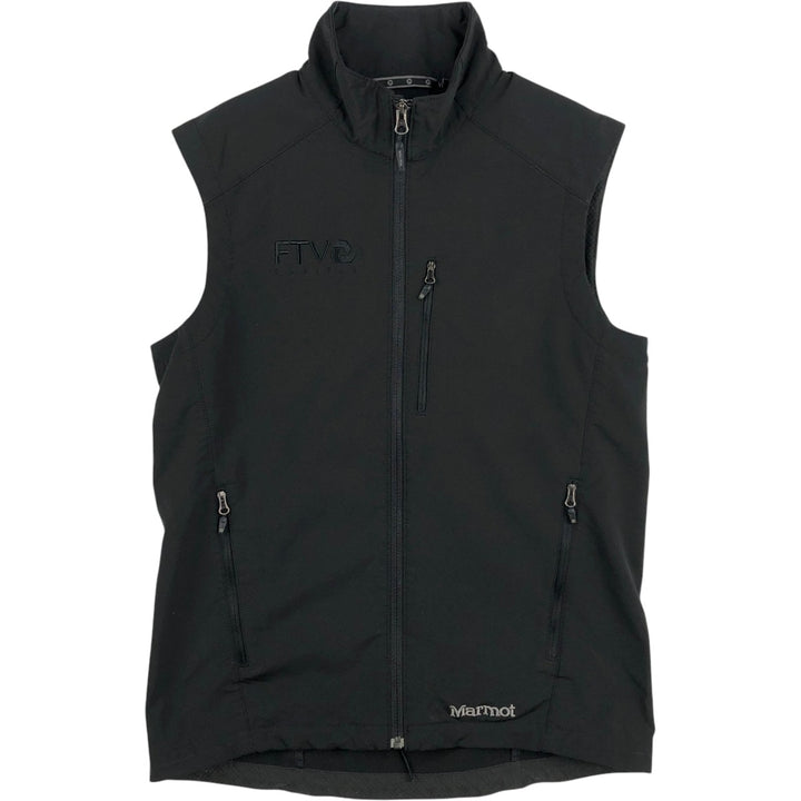 Marmot FTV Capital Advertising Softshell Vest, Men's Size M (equivalent) polyester black type Vintage Second Hand