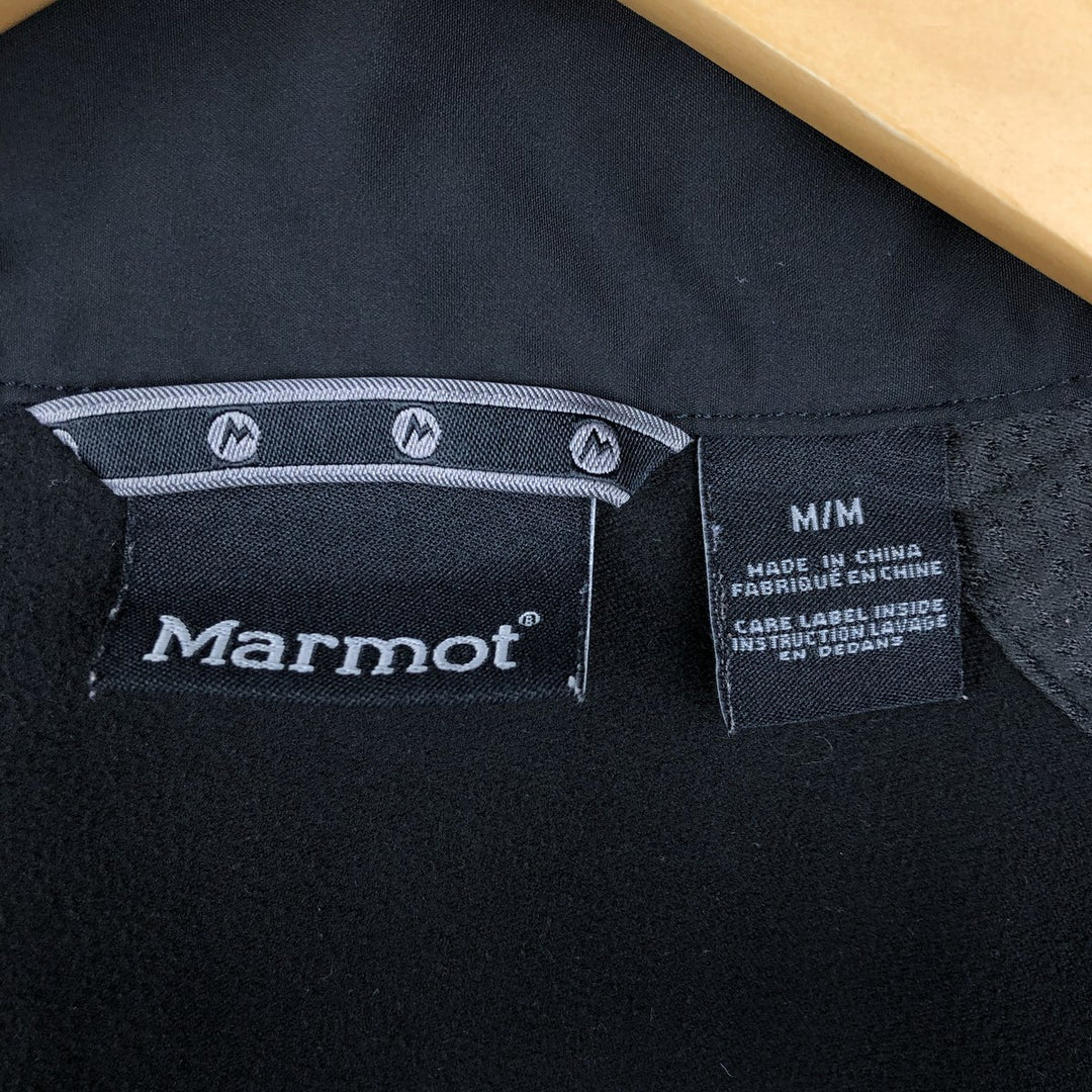 Marmot FTV Capital Advertising Softshell Vest, Men's Size M (equivalent) polyester black type Vintage Second Hand