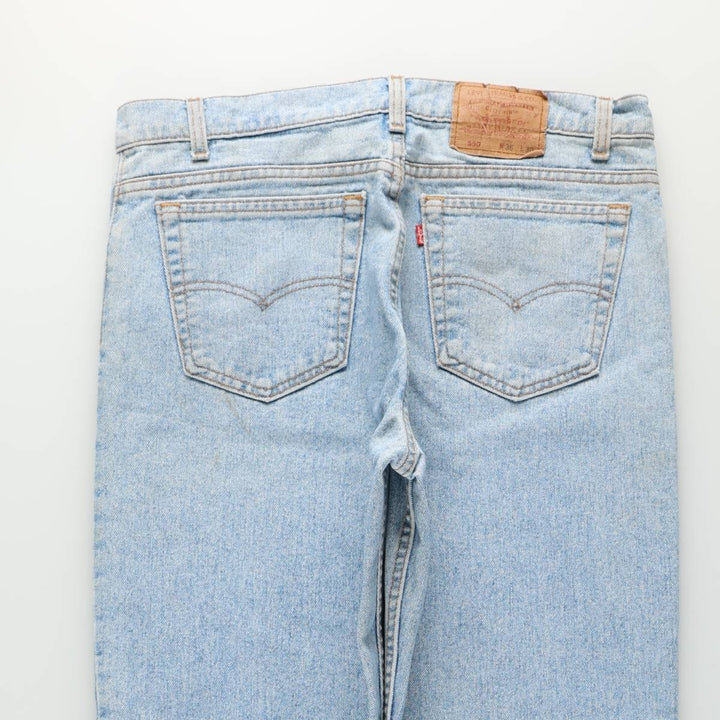 Levi's 550 Tapered Denim Pants, Made in USA, Men's Size W35 (approx.) cotton blue type Vintage Second Hand