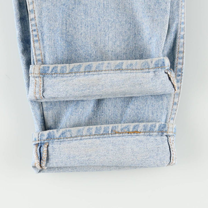 Levi's 550 Tapered Denim Pants, Made in USA, Men's Size W35 (approx.) cotton blue type Vintage Second Hand