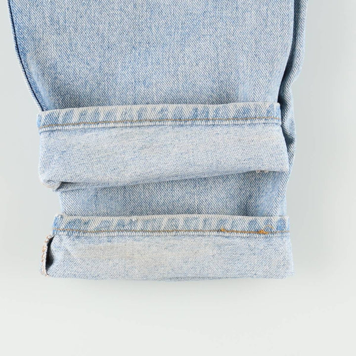 Levi's 550 Tapered Denim Pants, Made in USA, Men's Size W35 (approx.) cotton blue type Vintage Second Hand