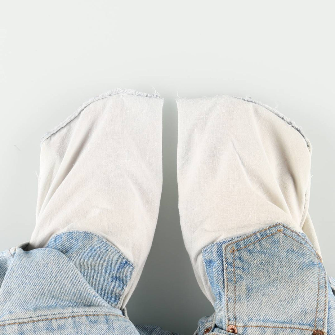 Levi's 550 Tapered Denim Pants, Made in USA, Men's Size W35 (approx.) cotton blue type Vintage Second Hand