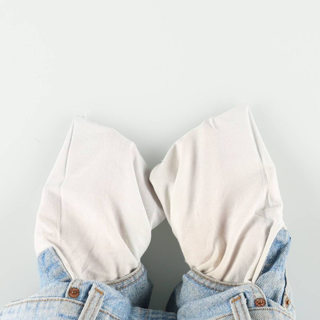 Levi's 550 Tapered Denim Pants, Made in USA, Men's Size W35 (approx.) cotton blue type Vintage Second Hand
