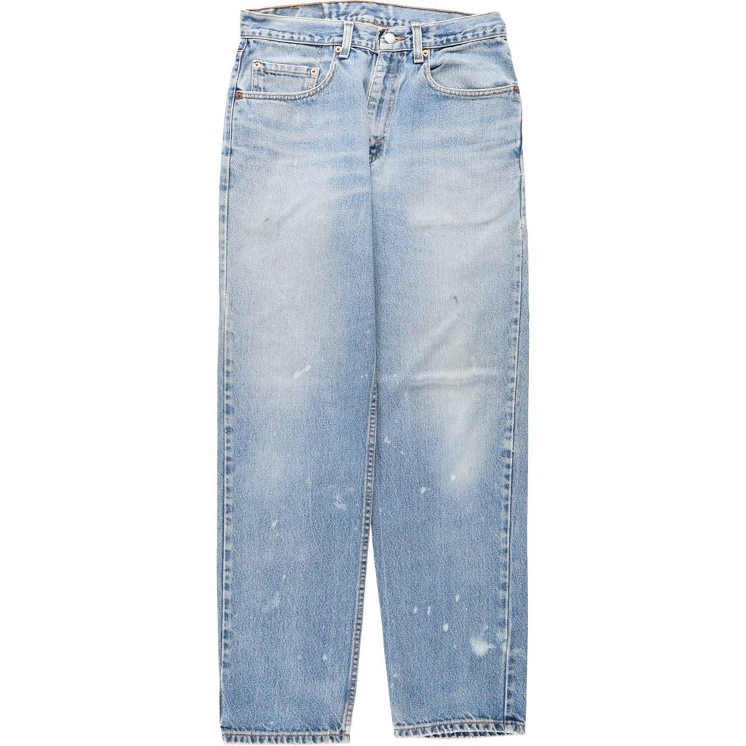 90'S Levi's 550 Relaxed Fit Tapered Denim Pants Made in USA Men's W31 Vintage cotton blue type Vintage Second Hand