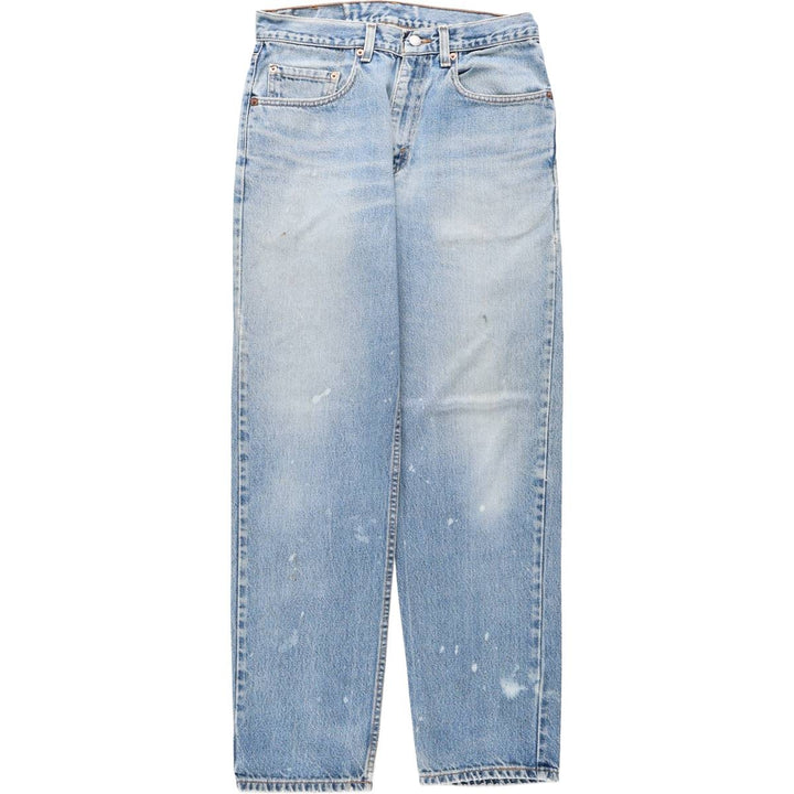 90'S Levi's 550 Relaxed Fit Tapered Denim Pants Made in USA Men's W31 Vintage cotton blue type Vintage Second Hand