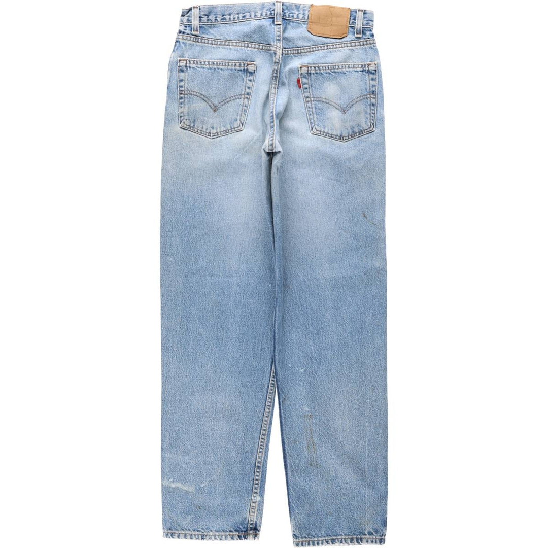 90'S Levi's 550 Relaxed Fit Tapered Denim Pants Made in USA Men's W31 Vintage cotton blue type Vintage Second Hand