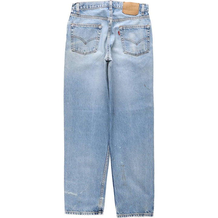 90'S Levi's 550 Relaxed Fit Tapered Denim Pants Made in USA Men's W31 Vintage cotton blue type Vintage Second Hand