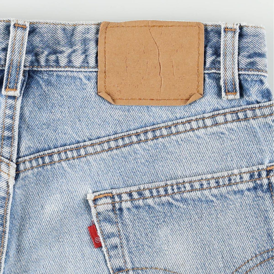 90'S Levi's 550 Relaxed Fit Tapered Denim Pants Made in USA Men's W31 Vintage cotton blue type Vintage Second Hand
