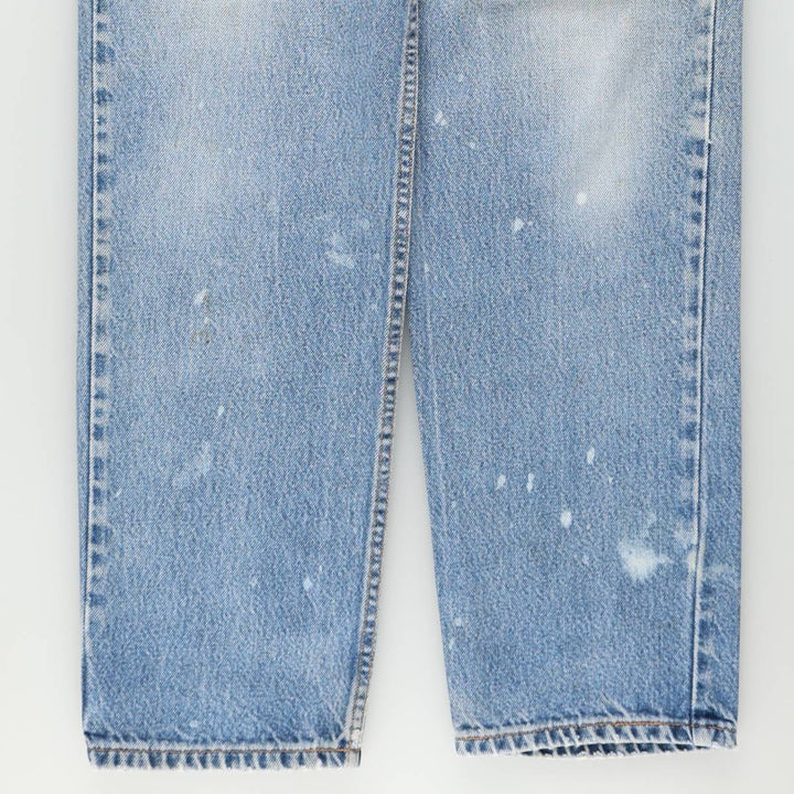 90'S Levi's 550 Relaxed Fit Tapered Denim Pants Made in USA Men's W31 Vintage cotton blue type Vintage Second Hand