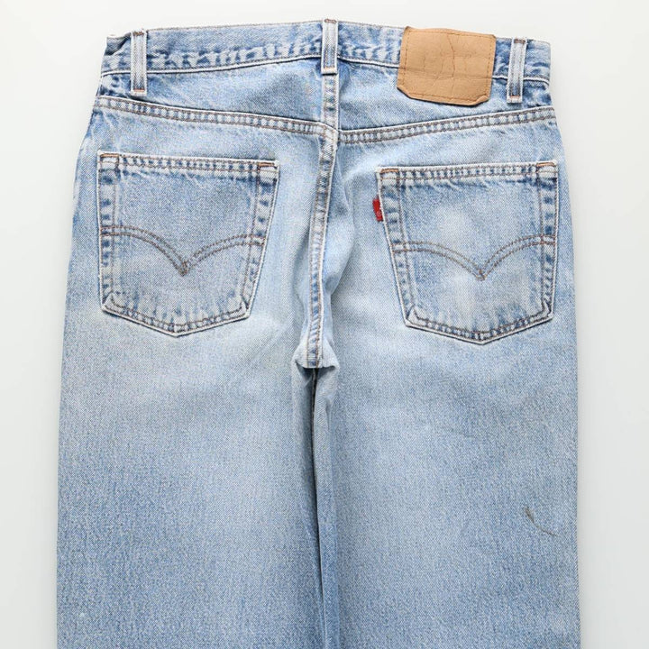 90'S Levi's 550 Relaxed Fit Tapered Denim Pants Made in USA Men's W31 Vintage cotton blue type Vintage Second Hand