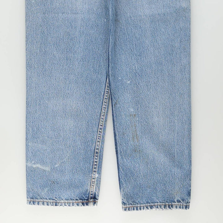 90'S Levi's 550 Relaxed Fit Tapered Denim Pants Made in USA Men's W31 Vintage cotton blue type Vintage Second Hand