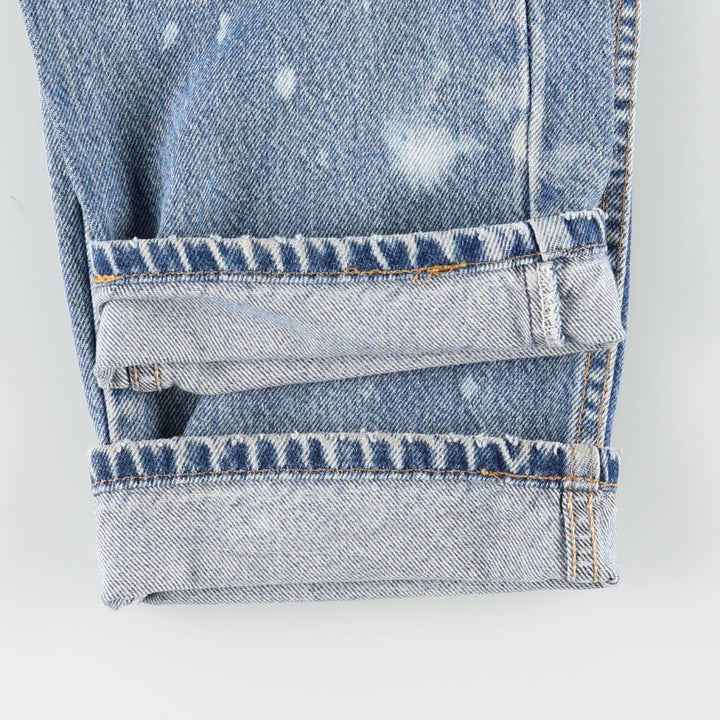 90'S Levi's 550 Relaxed Fit Tapered Denim Pants Made in USA Men's W31 Vintage cotton blue type Vintage Second Hand