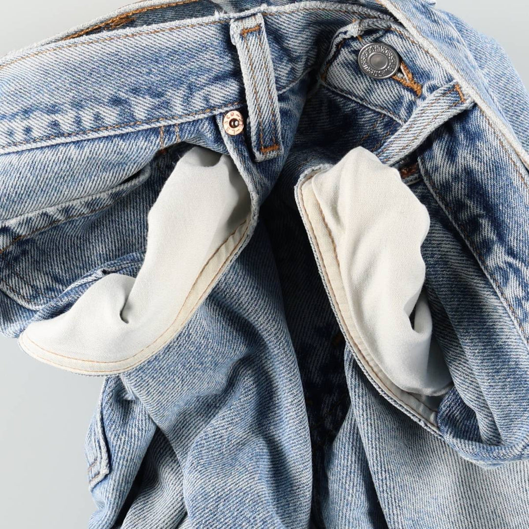 90'S Levi's 550 Relaxed Fit Tapered Denim Pants Made in USA Men's W31 Vintage cotton blue type Vintage Second Hand