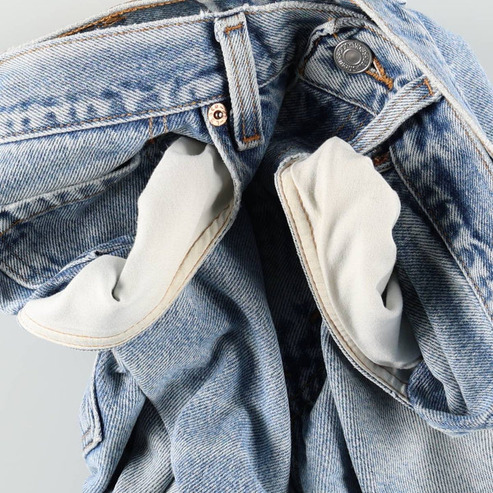 90'S Levi's 550 Relaxed Fit Tapered Denim Pants Made in USA Men's W31 Vintage cotton blue type Vintage Second Hand