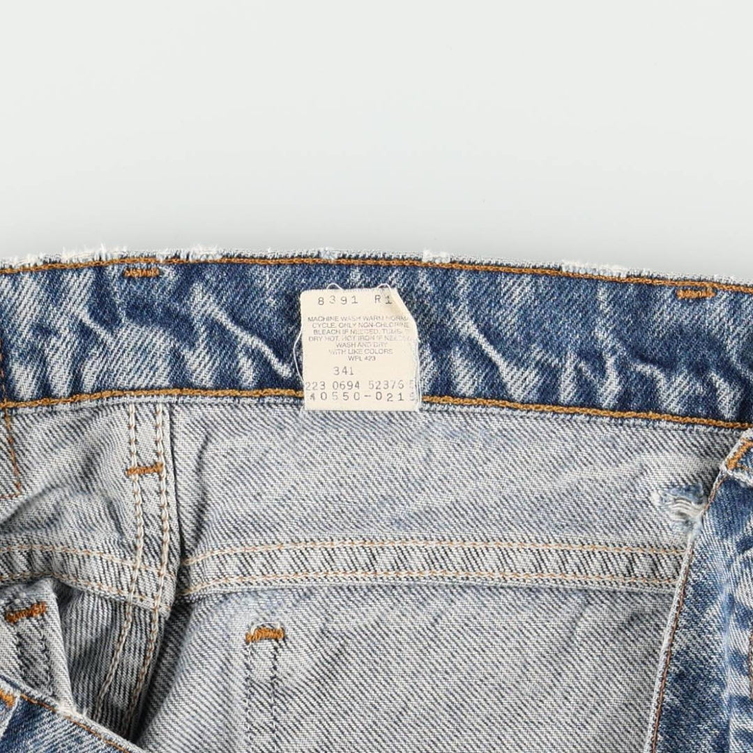 90'S Levi's 550 Relaxed Fit Tapered Leg Orange Tab Tapered Denim Pants, Men's Size W34 (approx.) cotton blue type Vintage Second Hand