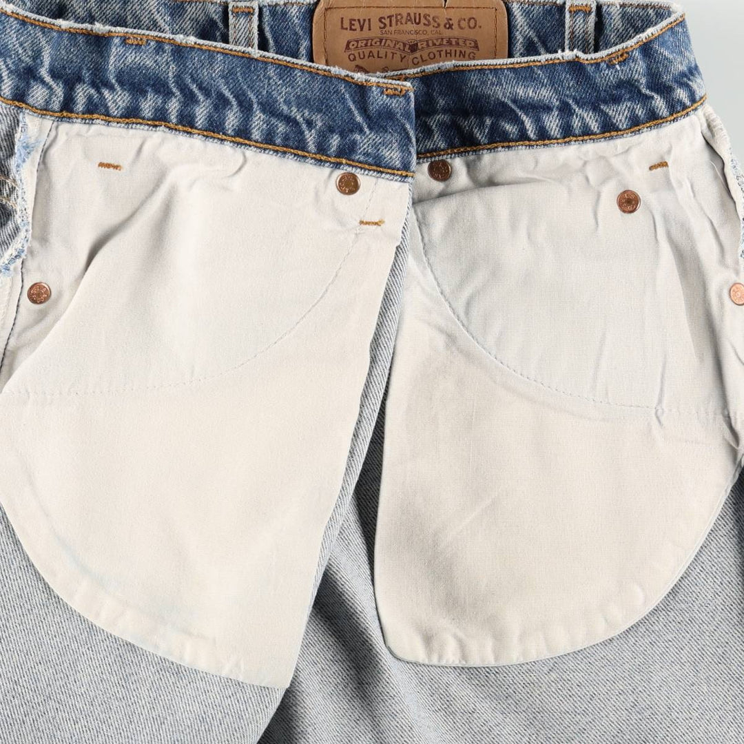 90'S Levi's 550 Relaxed Fit Tapered Leg Orange Tab Tapered Denim Pants, Men's Size W34 (approx.) cotton blue type Vintage Second Hand