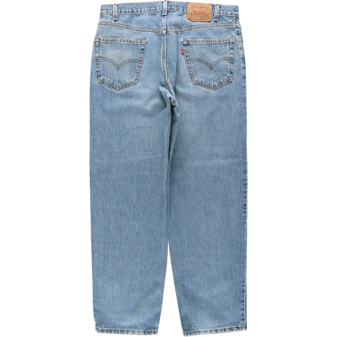 2000'S Levi's 550 Relaxed Fit Tapered Denim Pants, Men's Size 36 cotton blue type Vintage Second Hand