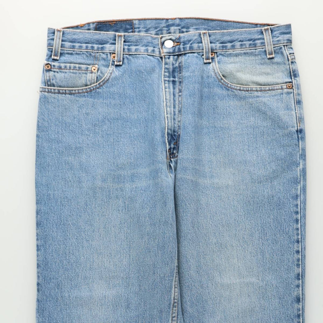 2000'S Levi's 550 Relaxed Fit Tapered Denim Pants, Men's Size 36 cotton blue type Vintage Second Hand