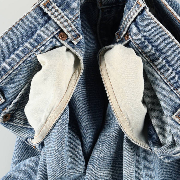 2000'S Levi's 550 Relaxed Fit Tapered Denim Pants, Men's Size 36 cotton blue type Vintage Second Hand
