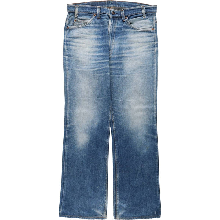Levi's 20517-0217 Bootcut Denim Pants, Made in USA, Men's Size W36 (approx.), Orange Tab, Vintage. unclear blue type Vintage Second Hand