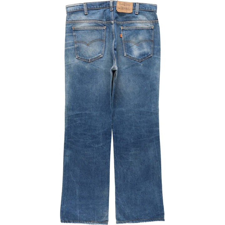 Levi's 20517-0217 Bootcut Denim Pants, Made in USA, Men's Size W36 (approx.), Orange Tab, Vintage. unclear blue type Vintage Second Hand