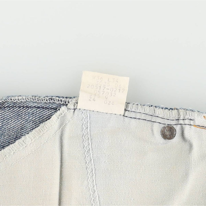 Levi's 20517-0217 Bootcut Denim Pants, Made in USA, Men's Size W36 (approx.), Orange Tab, Vintage. unclear blue type Vintage Second Hand