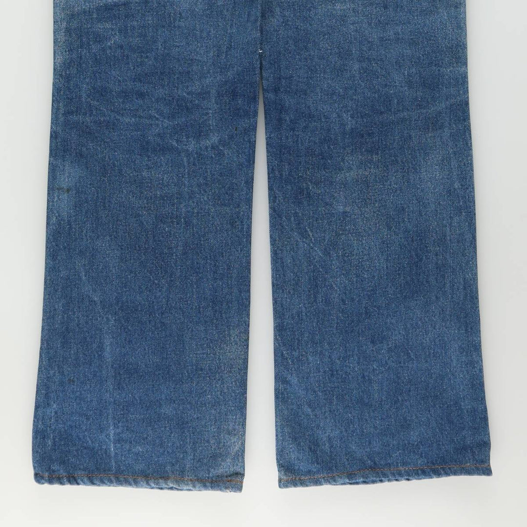 Levi's 20517-0217 Bootcut Denim Pants, Made in USA, Men's Size W36 (approx.), Orange Tab, Vintage. unclear blue type Vintage Second Hand