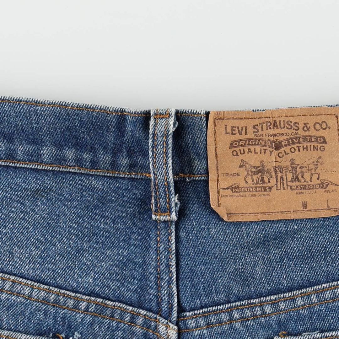 Levi's 20517-0217 Bootcut Denim Pants, Made in USA, Men's Size W36 (approx.), Orange Tab, Vintage. unclear blue type Vintage Second Hand