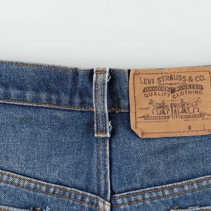 Levi's 20517-0217 Bootcut Denim Pants, Made in USA, Men's Size W36 (approx.), Orange Tab, Vintage. unclear blue type Vintage Second Hand