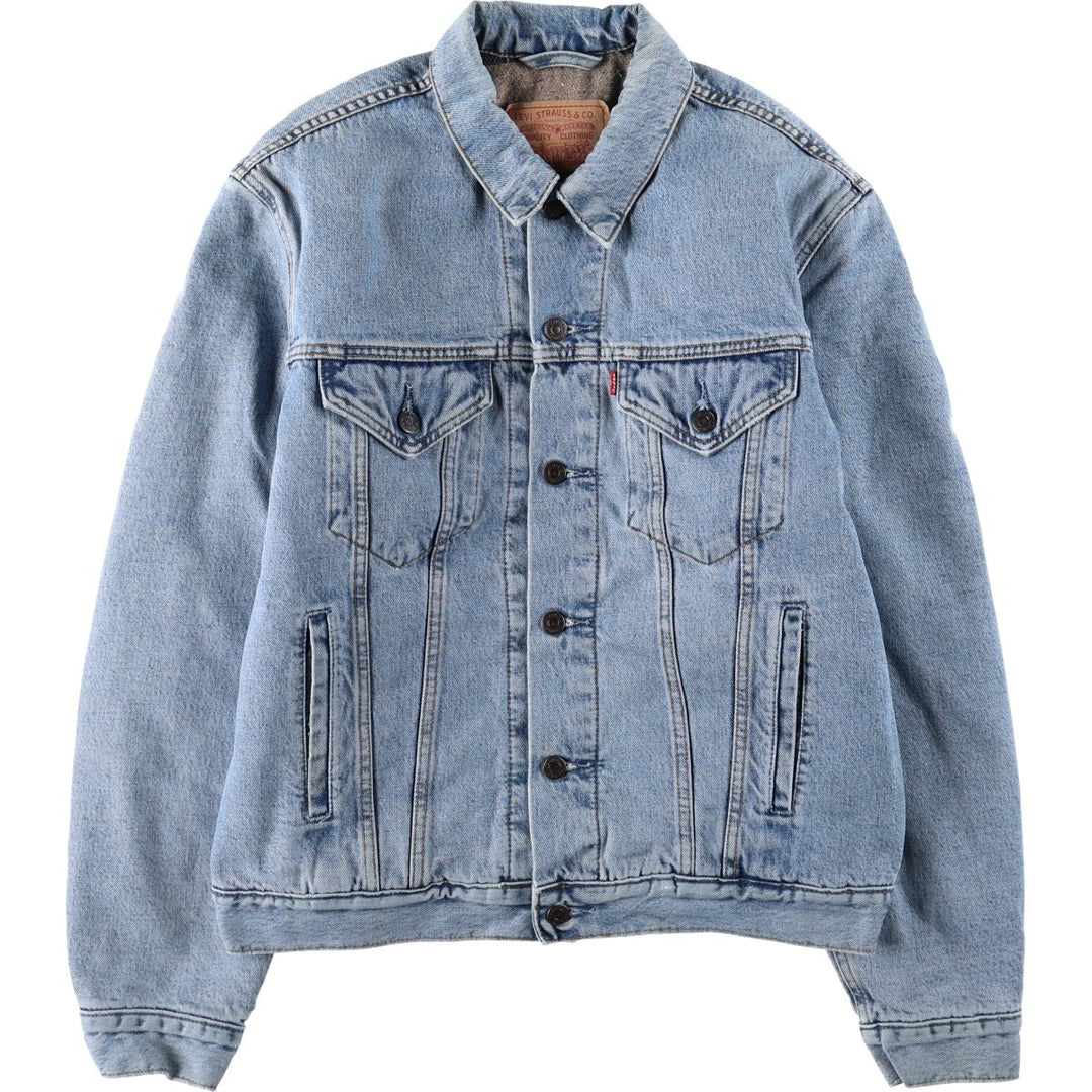 Levi's 71550 04 Euro Model Denim Jacket (Men's Size L) unclear blue type Vintage Second Hand