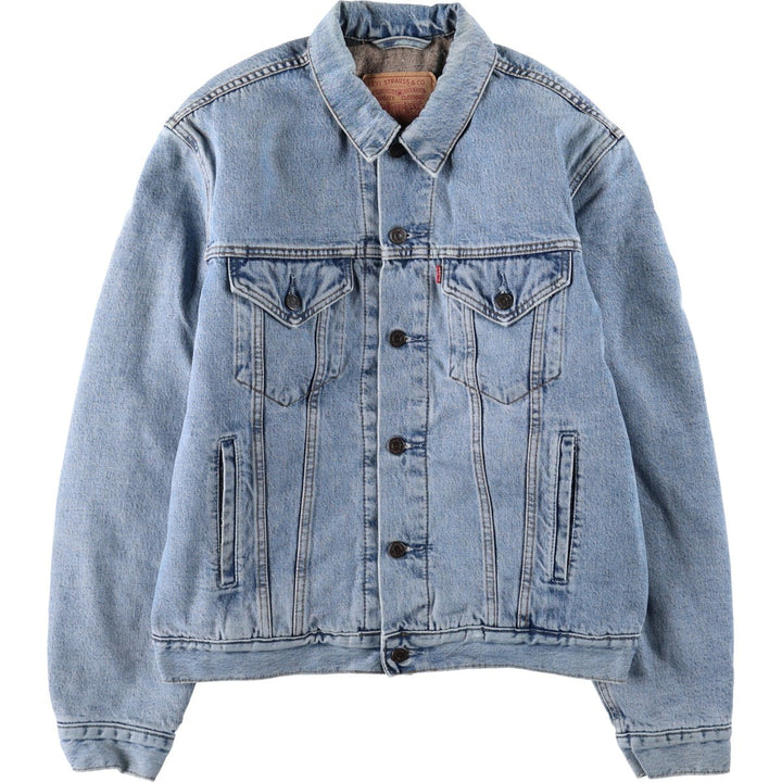 Levi's 71550 04 Euro Model Denim Jacket (Men's Size L) unclear blue type Vintage Second Hand