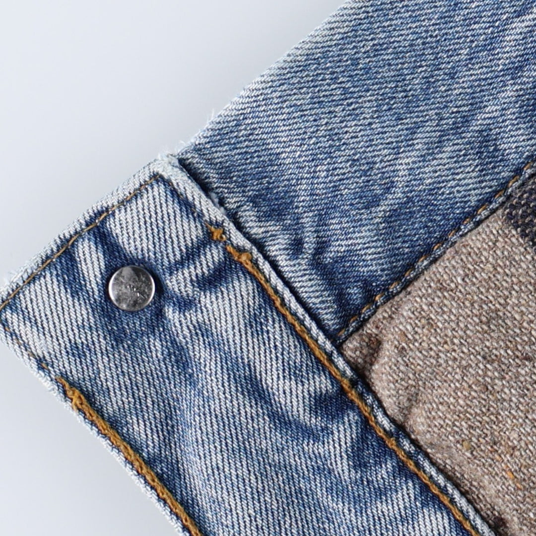 Levi's 71550 04 Euro Model Denim Jacket (Men's Size L) unclear blue type Vintage Second Hand