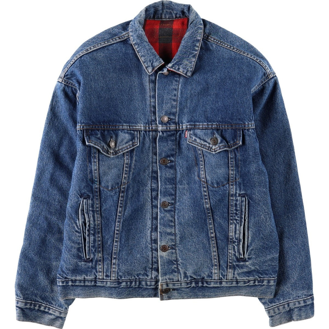 80s-90'S Levi's 70417-0814 Denim Jacket, Made in USA, Men's Size L (approx.), Vintage cotton blue type Vintage Second Hand