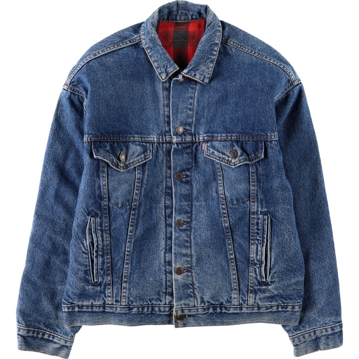 80s-90'S Levi's 70417-0814 Denim Jacket, Made in USA, Men's Size L (approx.), Vintage cotton blue type Vintage Second Hand
