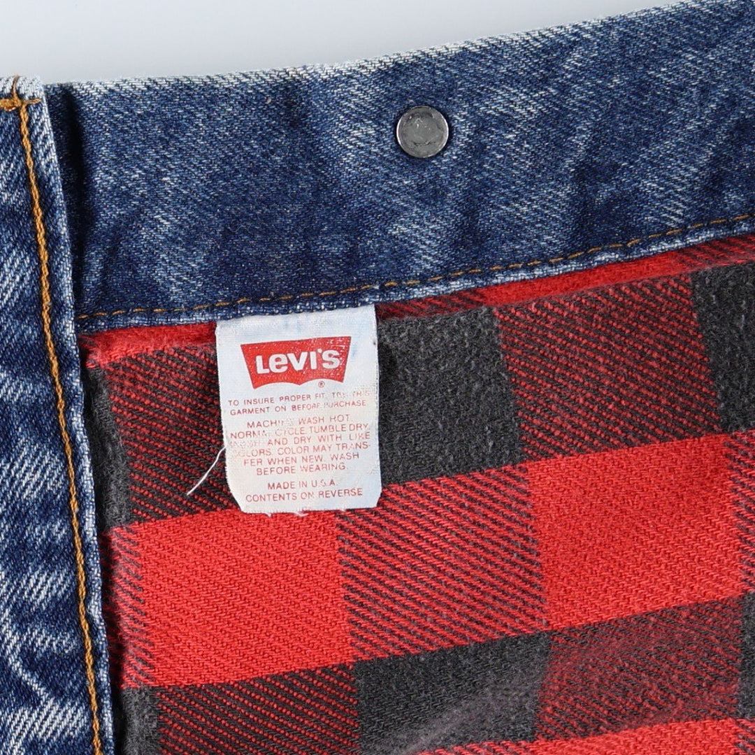 80s-90'S Levi's 70417-0814 Denim Jacket, Made in USA, Men's Size L (approx.), Vintage cotton blue type Vintage Second Hand