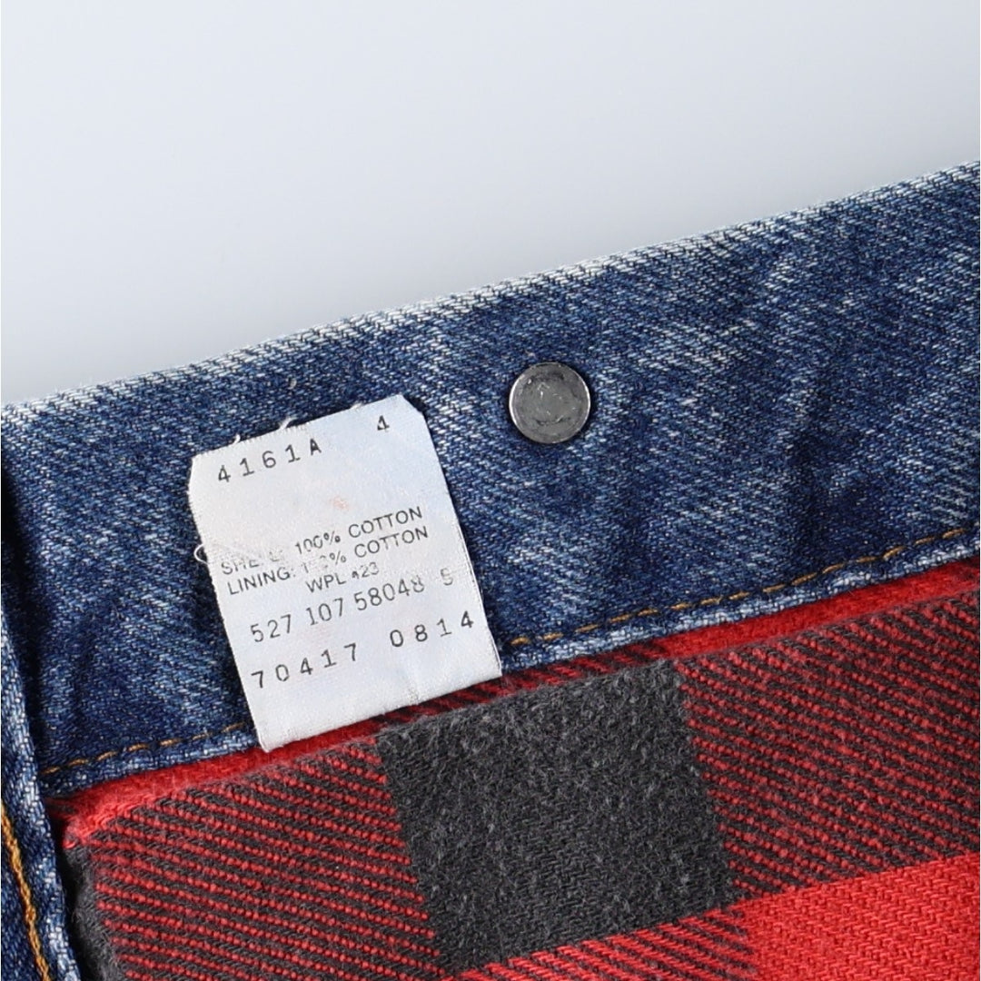 80s-90'S Levi's 70417-0814 Denim Jacket, Made in USA, Men's Size L (approx.), Vintage cotton blue type Vintage Second Hand