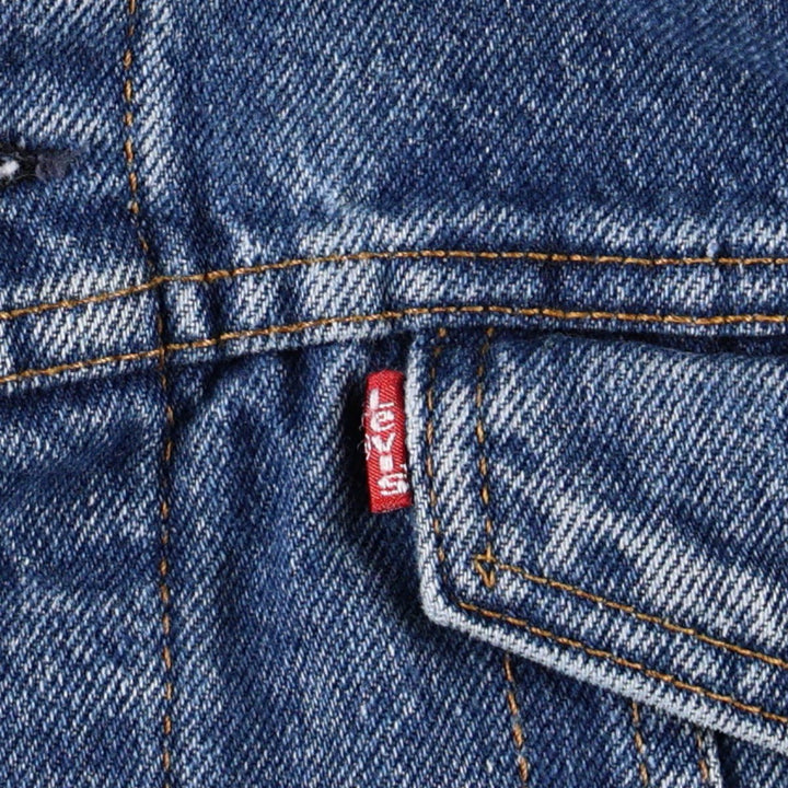 80s-90'S Levi's 70417-0814 Denim Jacket, Made in USA, Men's Size L (approx.), Vintage cotton blue type Vintage Second Hand
