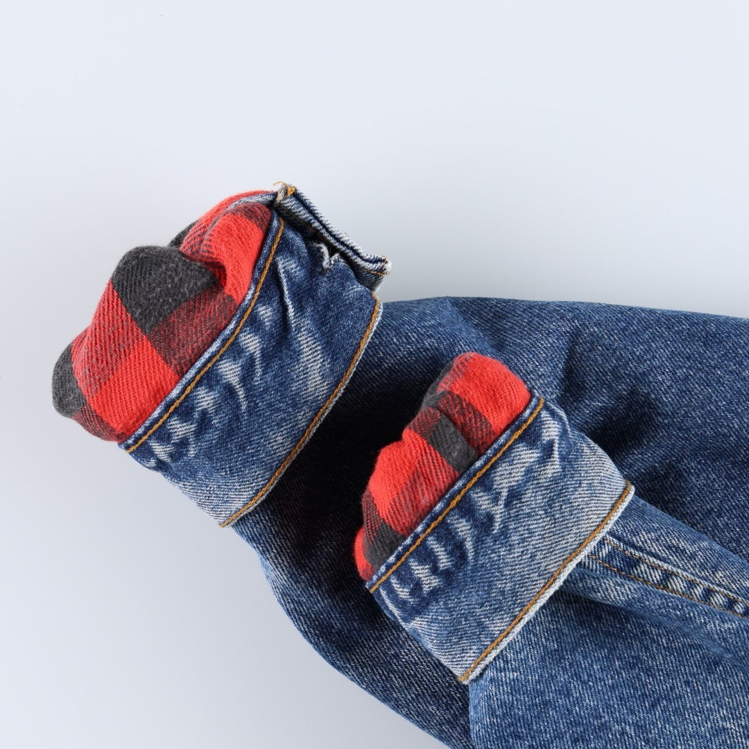 80s-90'S Levi's 70417-0814 Denim Jacket, Made in USA, Men's Size L (approx.), Vintage cotton blue type Vintage Second Hand