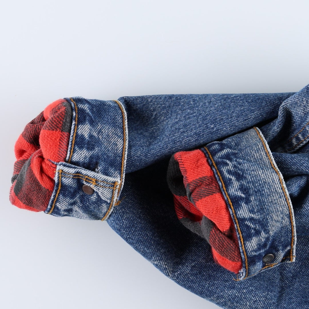 80s-90'S Levi's 70417-0814 Denim Jacket, Made in USA, Men's Size L (approx.), Vintage cotton blue type Vintage Second Hand