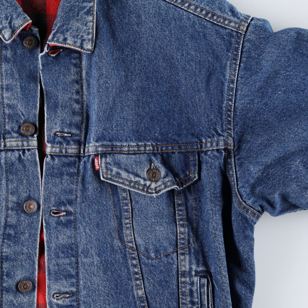 80s-90'S Levi's 70417-0814 Denim Jacket, Made in USA, Men's Size L (approx.), Vintage cotton blue type Vintage Second Hand